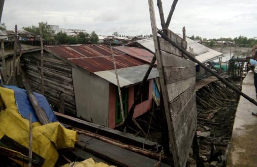 Kembali, Longsor Landa Desa Tanah Merah, Inhil